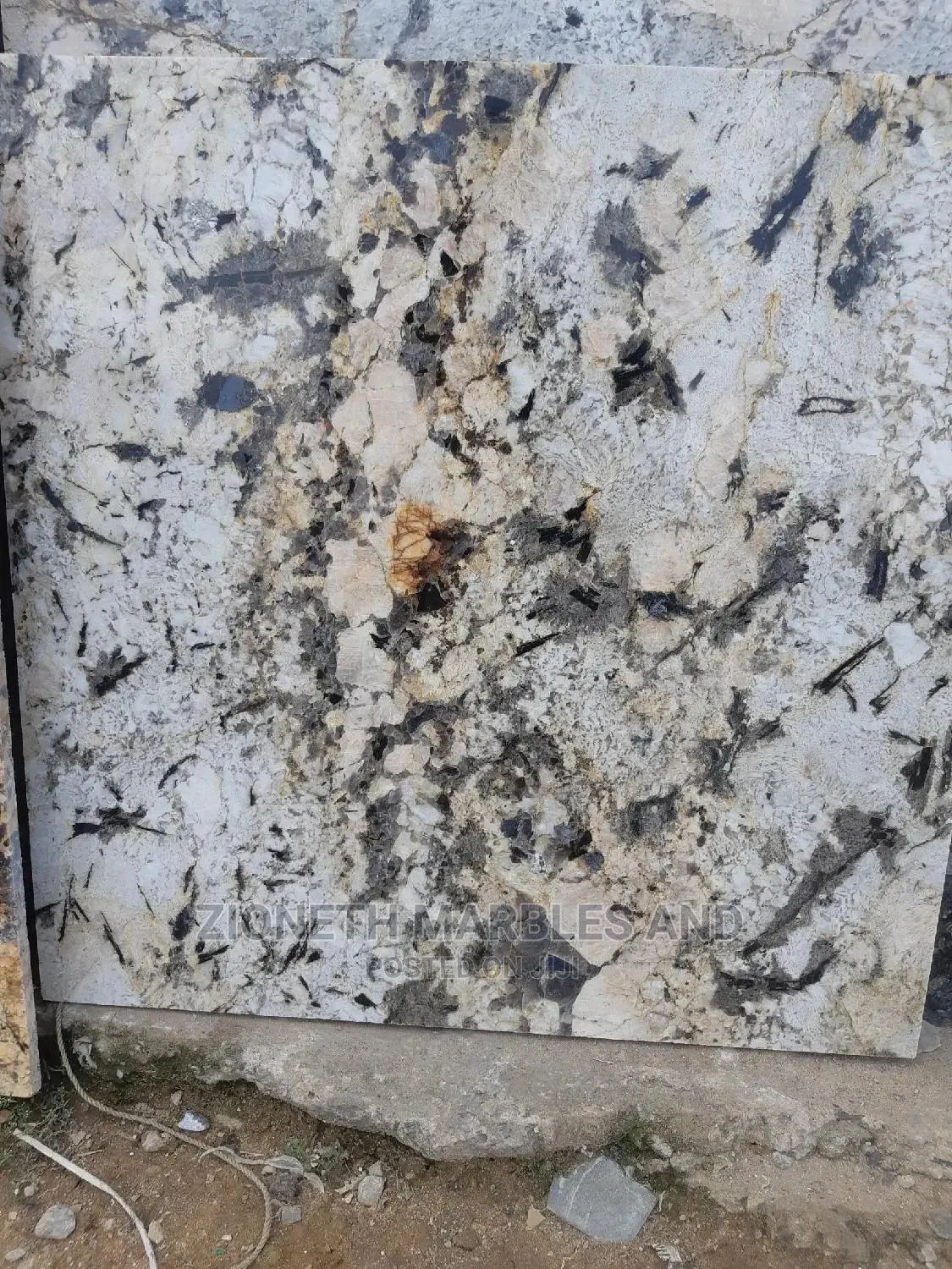 Italian Flendor White Granite/Marble 90x90 2cm Tiles