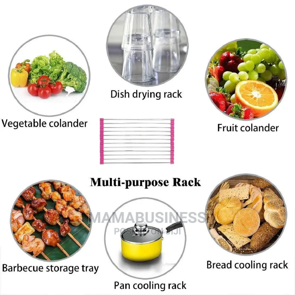 Stainless Steel Wash Rack Fruit and Vegetable Drainer