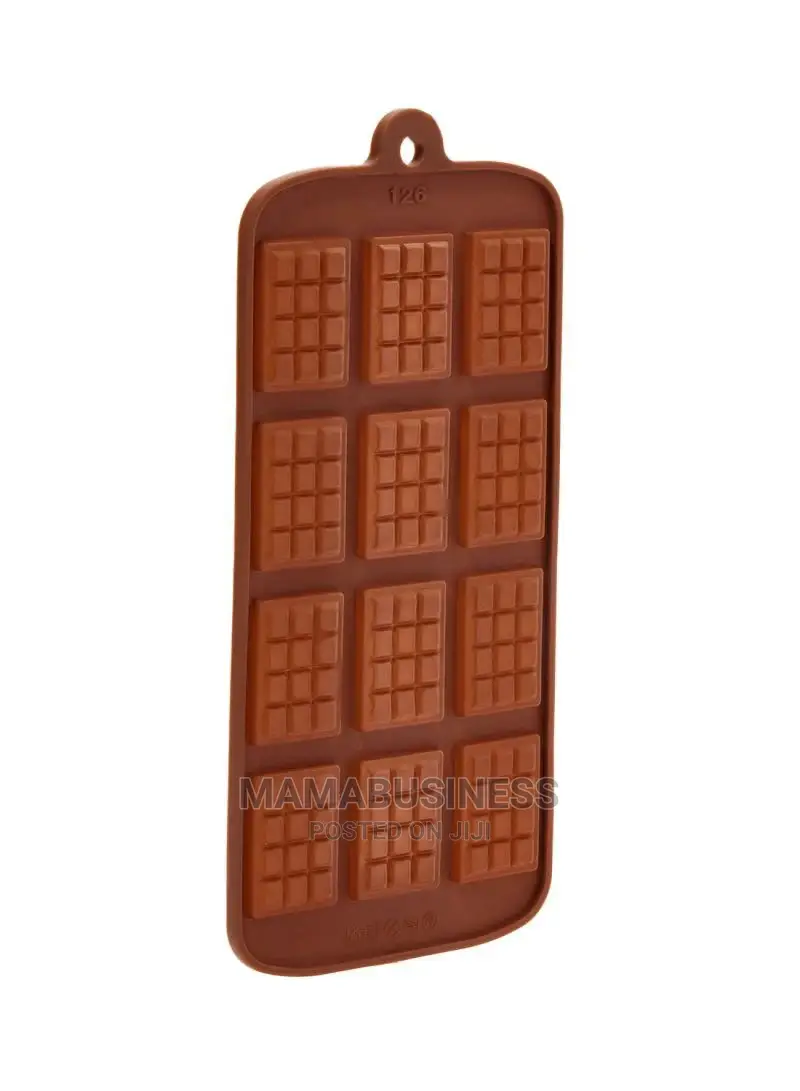 Waffle Shaped 12 Holes Silicone Resin Mold