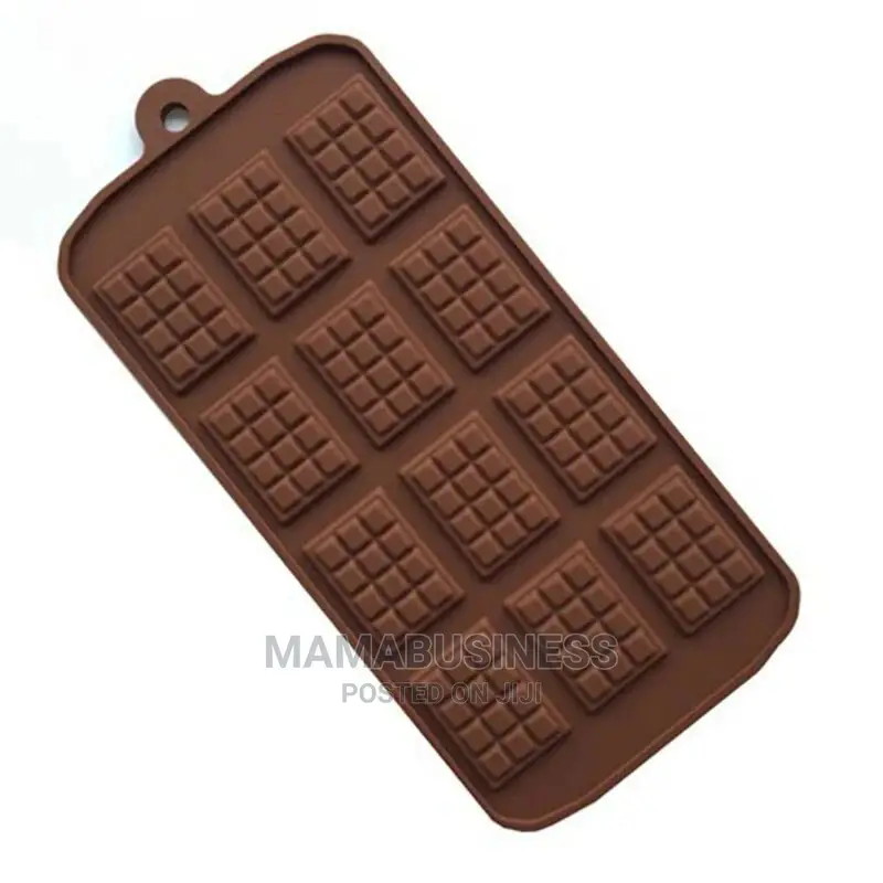 Waffle Shaped 12 Holes Silicone Resin Mold