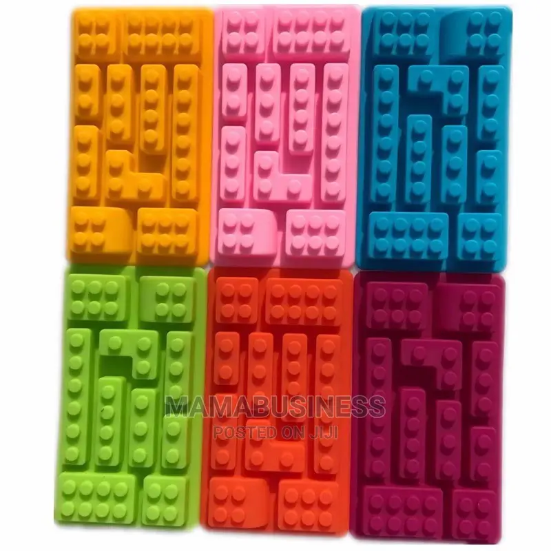 10 Cavity Lego Shape Silicone Resin Mold