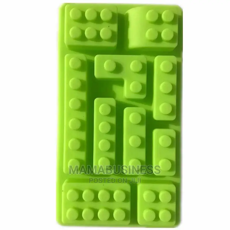 10 Cavity Lego Shape Silicone Resin Mold