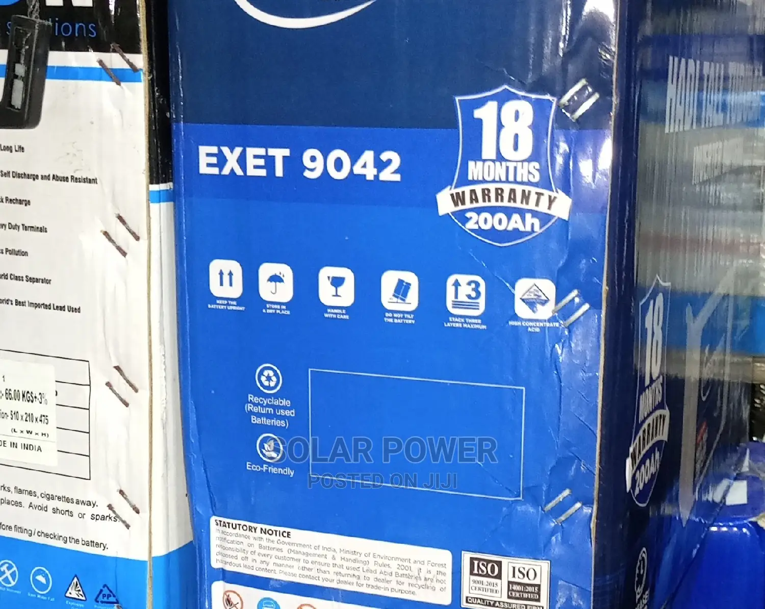 Mtekpower Tubular Battery 12v220ah