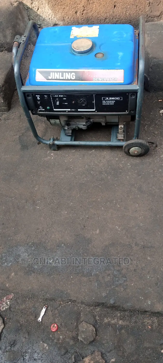 Fairly Used, Very Strong,Neat 3KVA JINLING JL2600 Generator