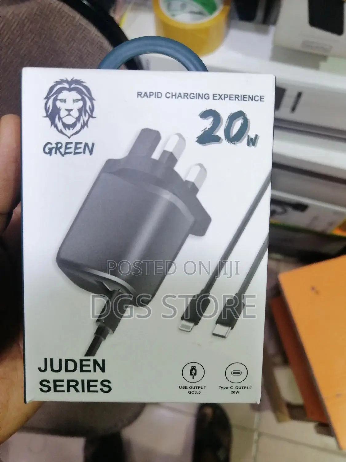 Green Rapid Charging Juden Series 20w