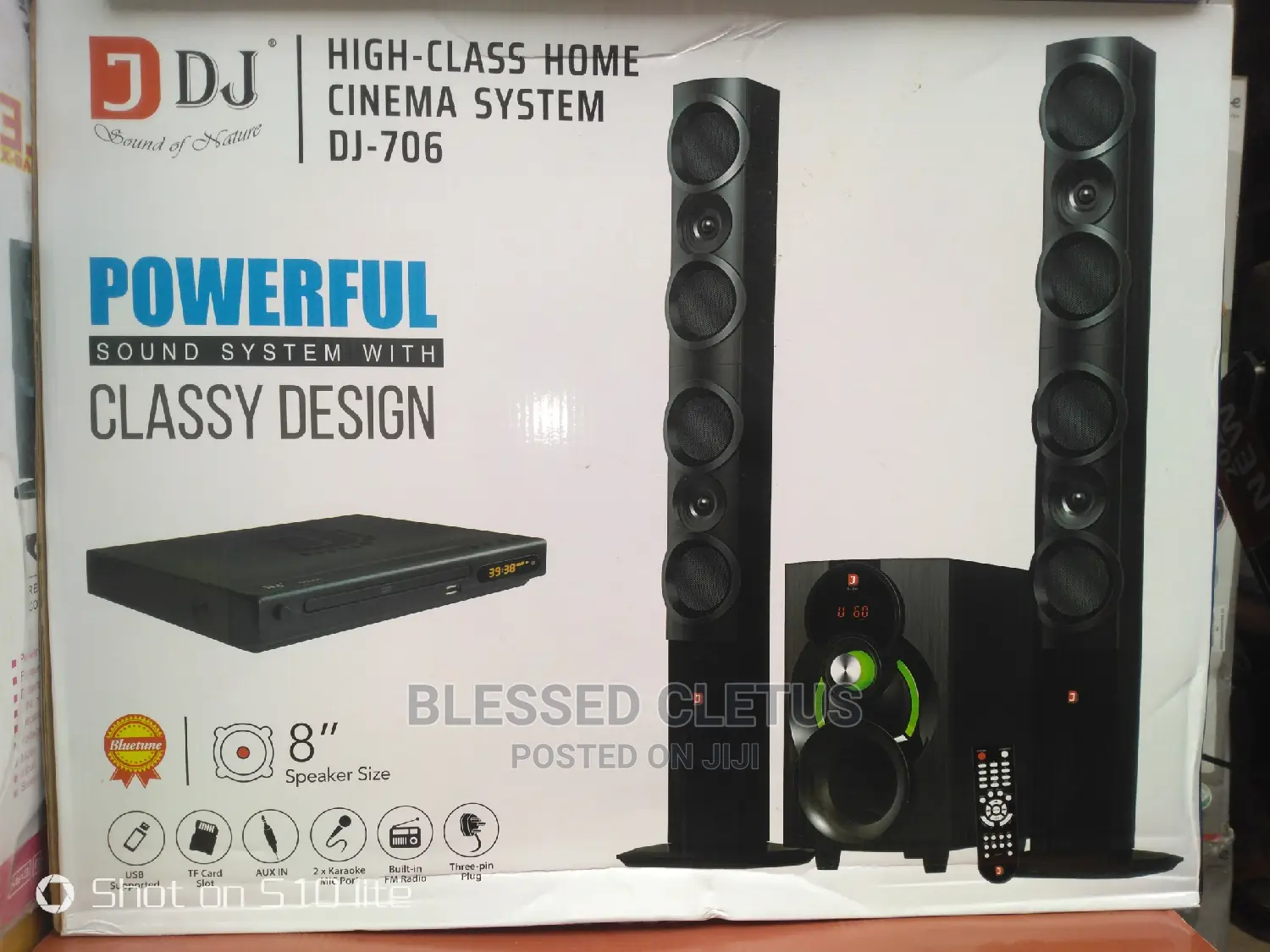 Djack Heavy Woofer Bluetooth Home Theater System Dj-706