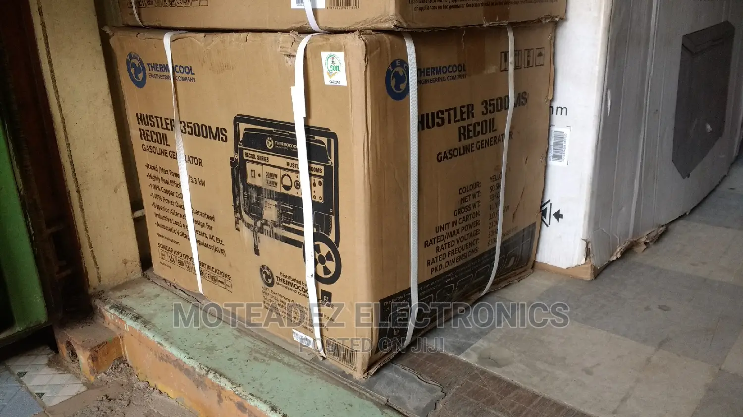 Thermocool TEC Hustler 3.75kva Manual Start Generator (400MS