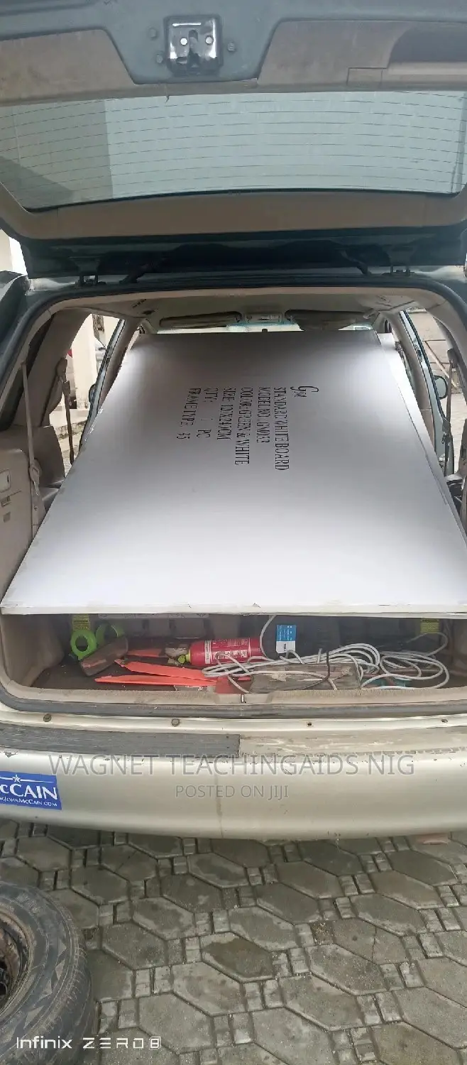 Original White and Green GM Classroom White Magnetic Board