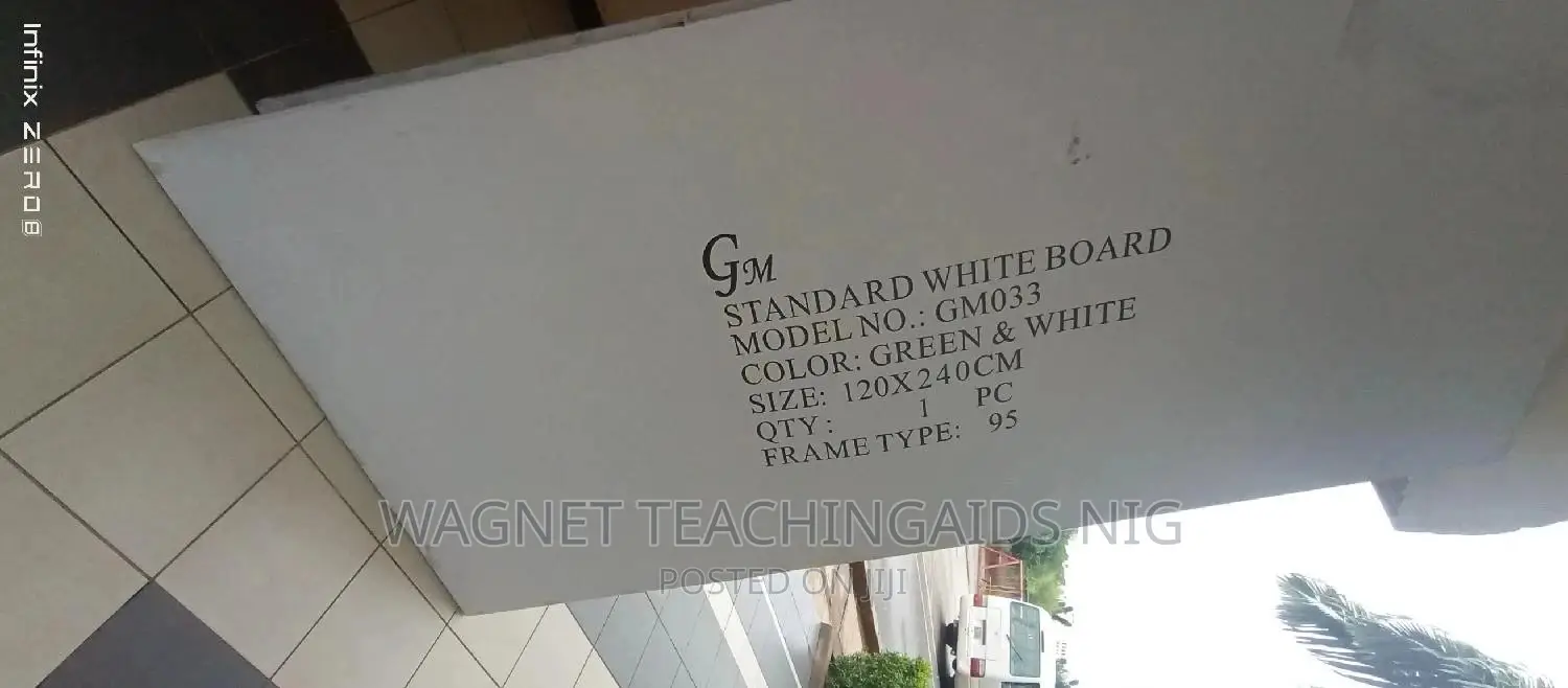 Free Delivery 4x8feet GM White Teaching Board In Abuja