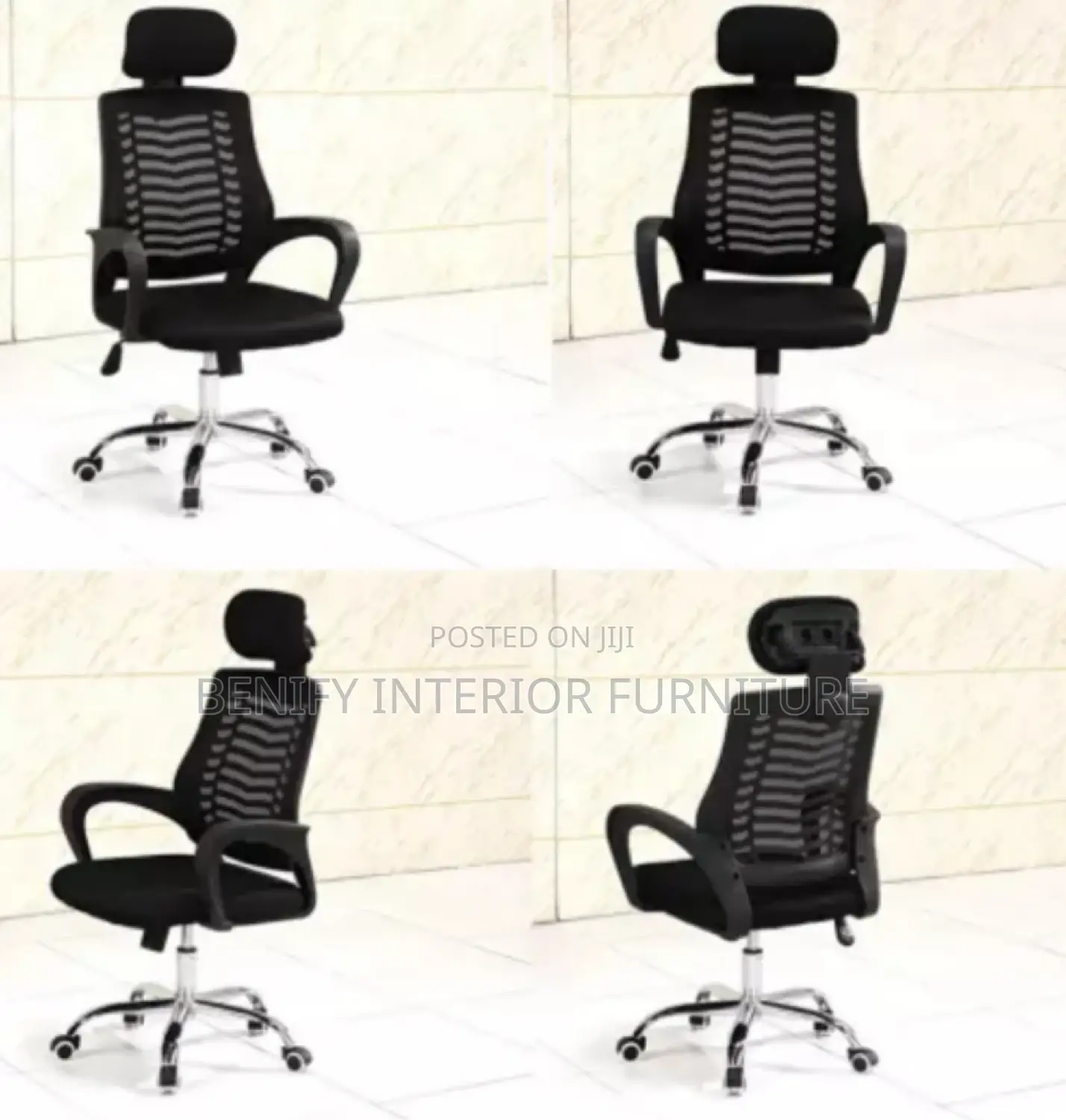 Net Chair With Headrest