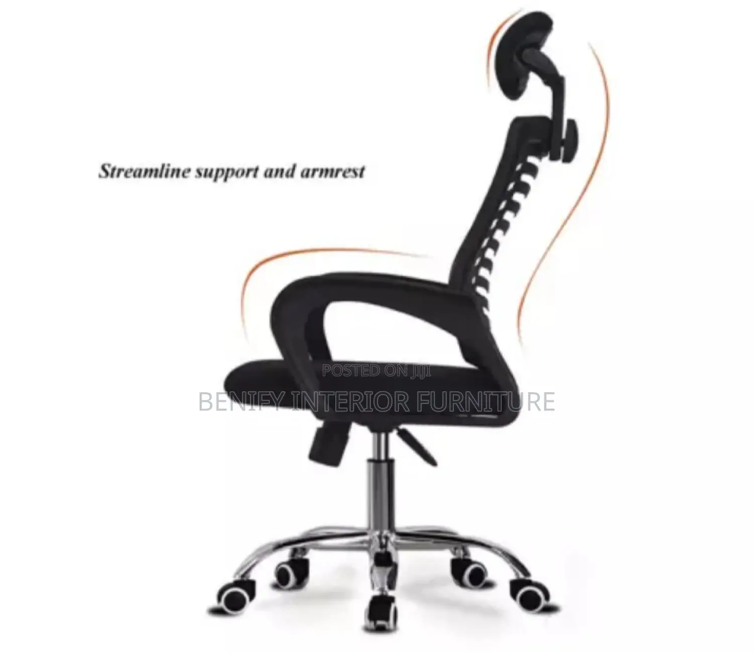 Net Chair With Headrest