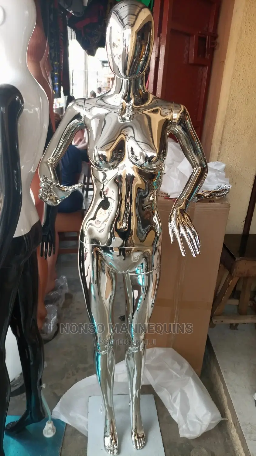 Silver Chrome Size 8 High Quality Display Mannequins
