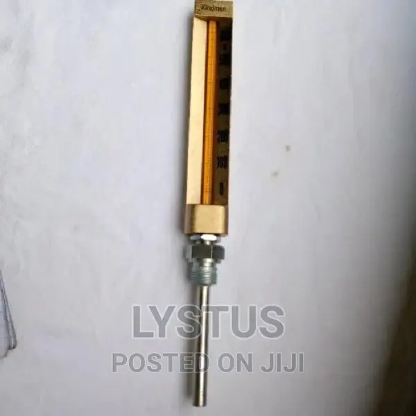 0-600°c Brass Industrial Glass Tube Thermometer 110mm X 100m
