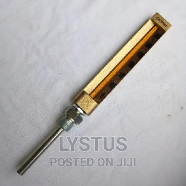 0-600°c Brass Industrial Glass Tube Thermometer 110mm X 100m