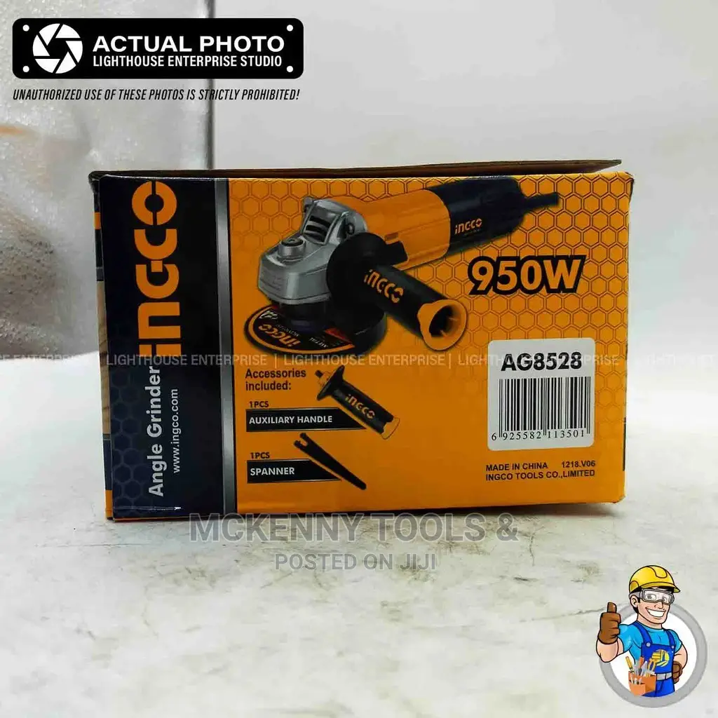 INGCO Industrial 950W Angle Grinder (AG8528
