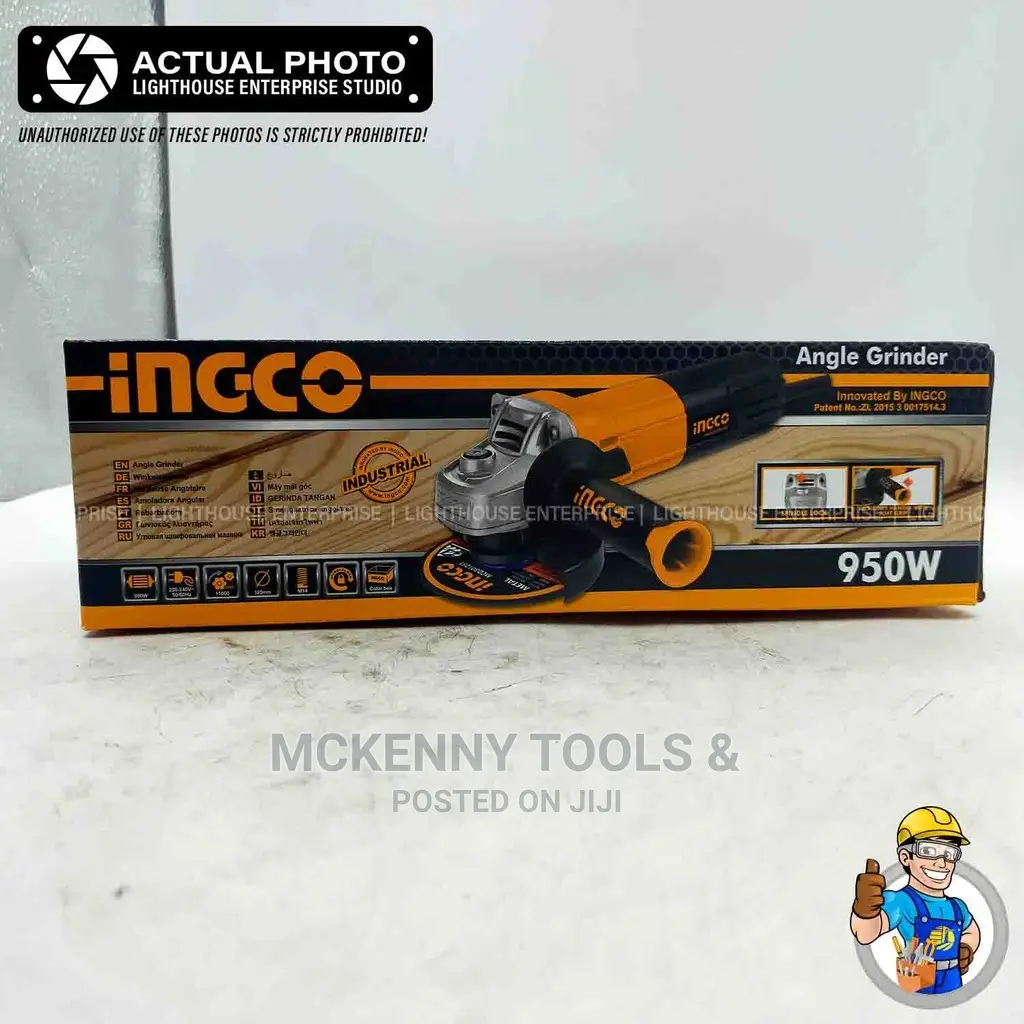 INGCO Industrial 950W Angle Grinder (AG8528