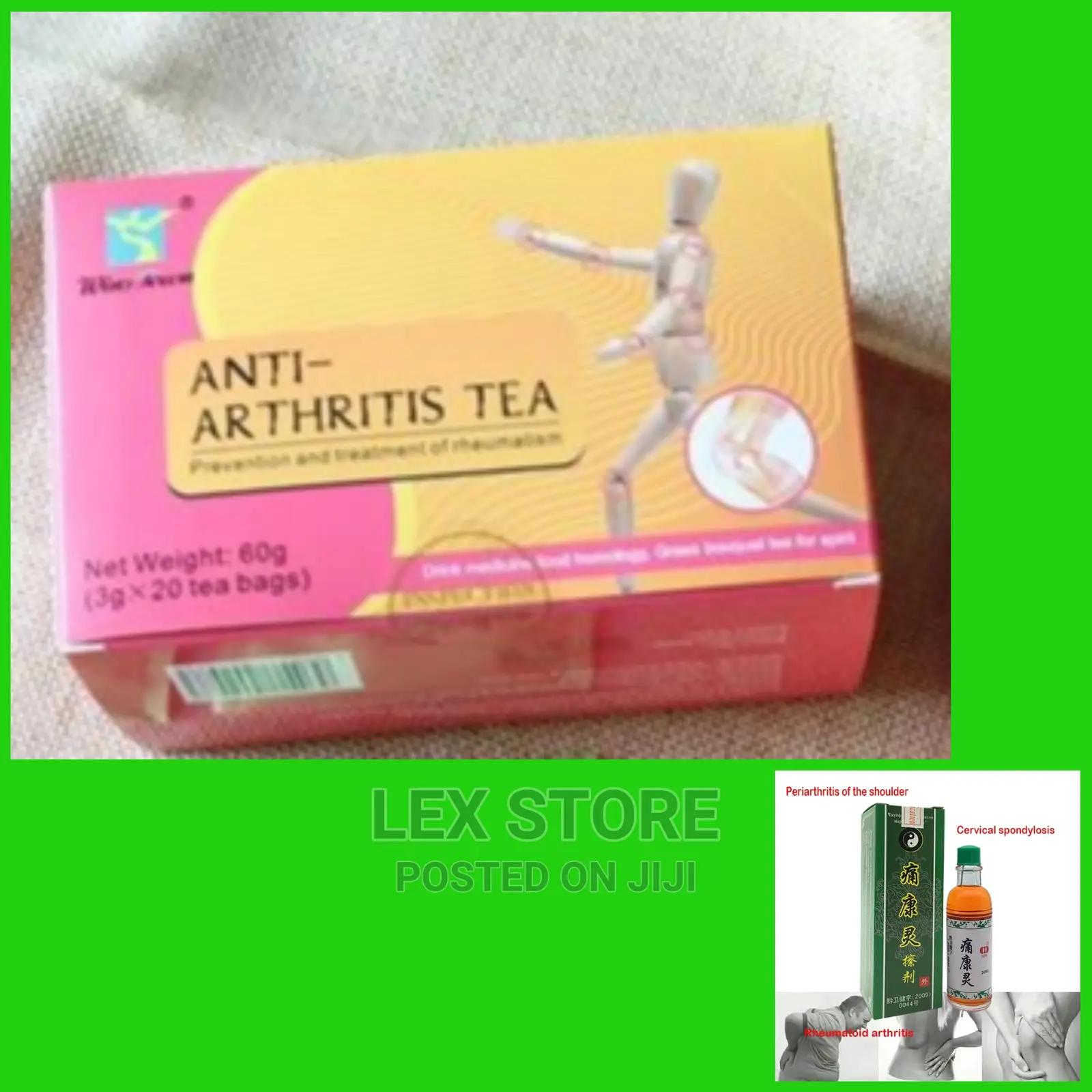Anti Arthritis Tea and Chinese Pain Relief Oil