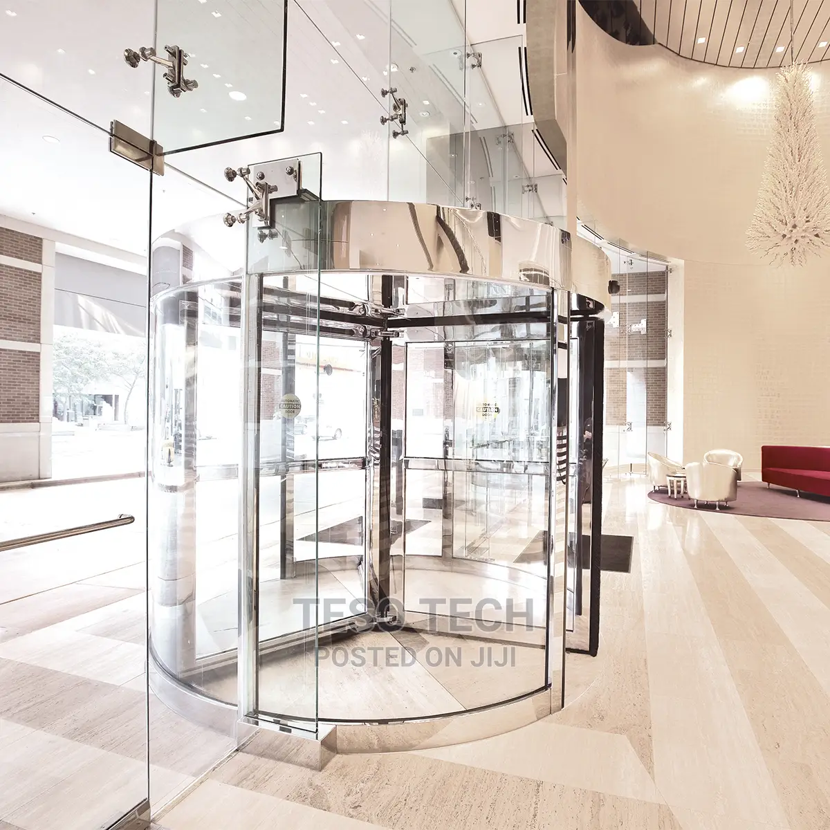 Revolving Doors Installation in Teso Tech Limited