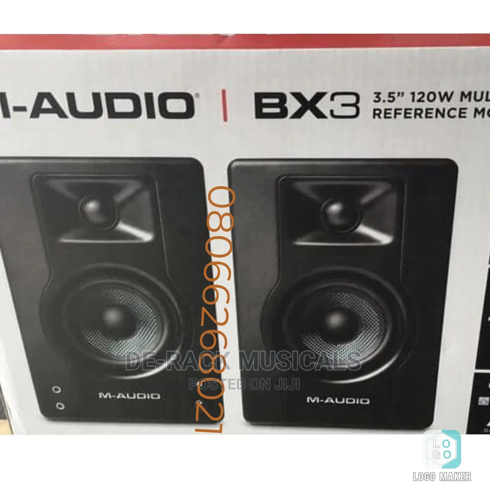 M-Audio BX3 Graphite 3.5" Powered Studio Monitors