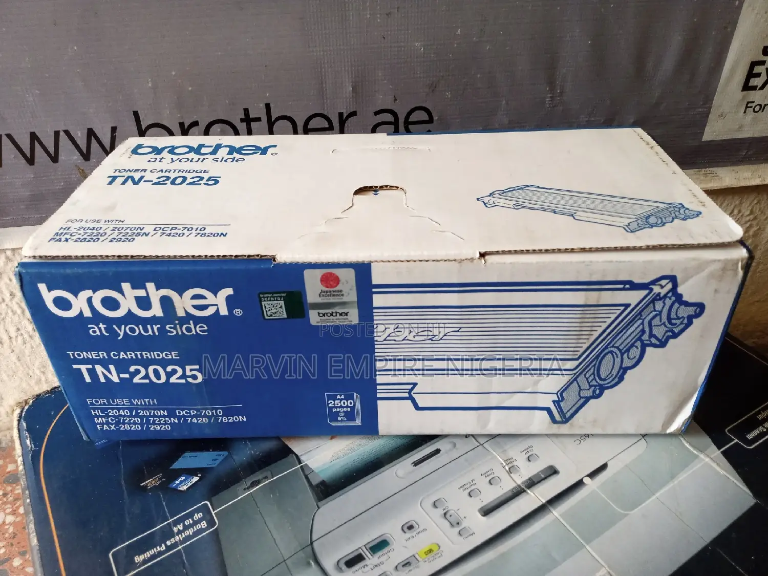 Genuine Black Brother TN- 2025 Toner Cartridge