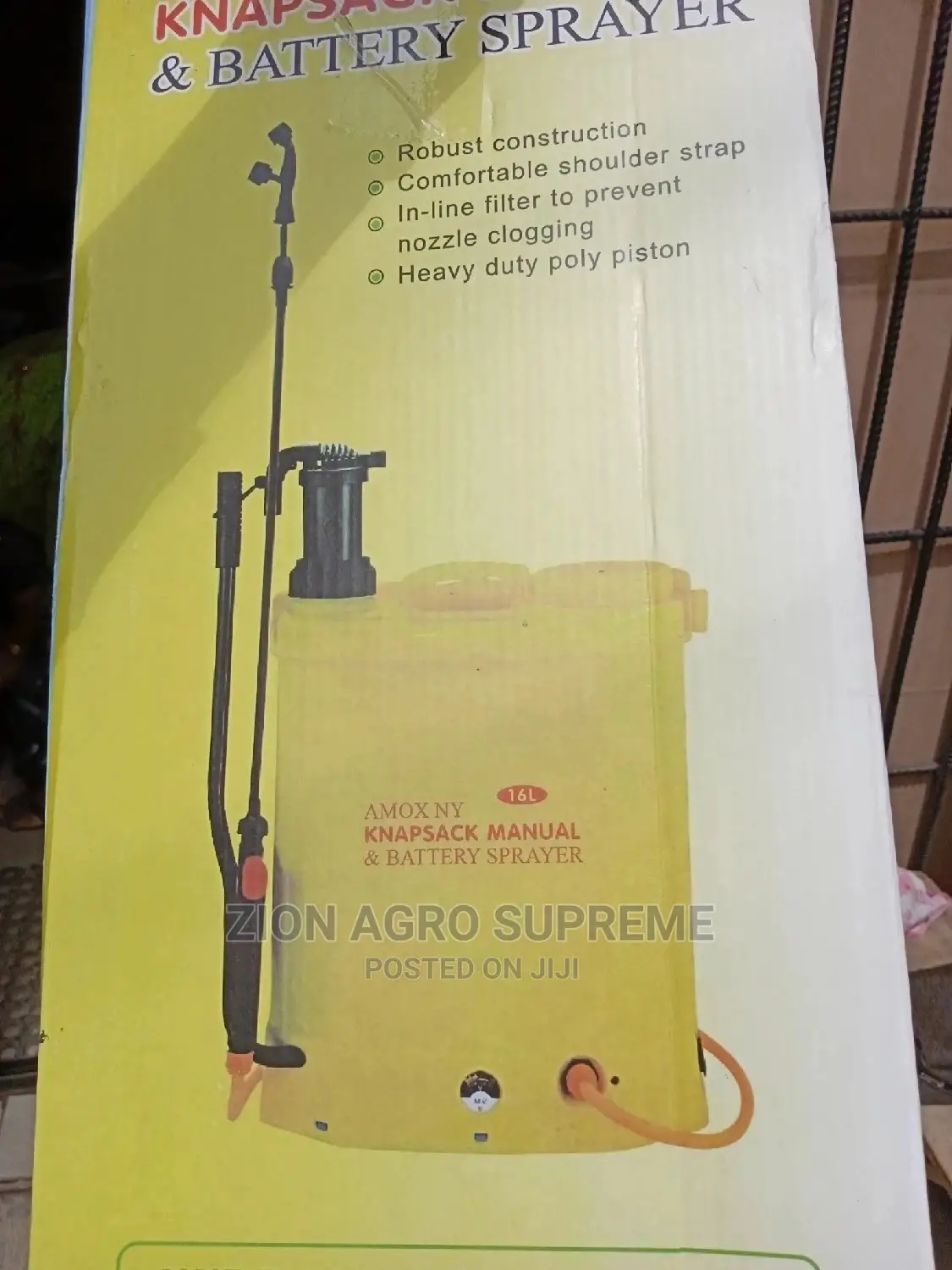 2in1 Rechargeable With Manaul Sprayer Machine