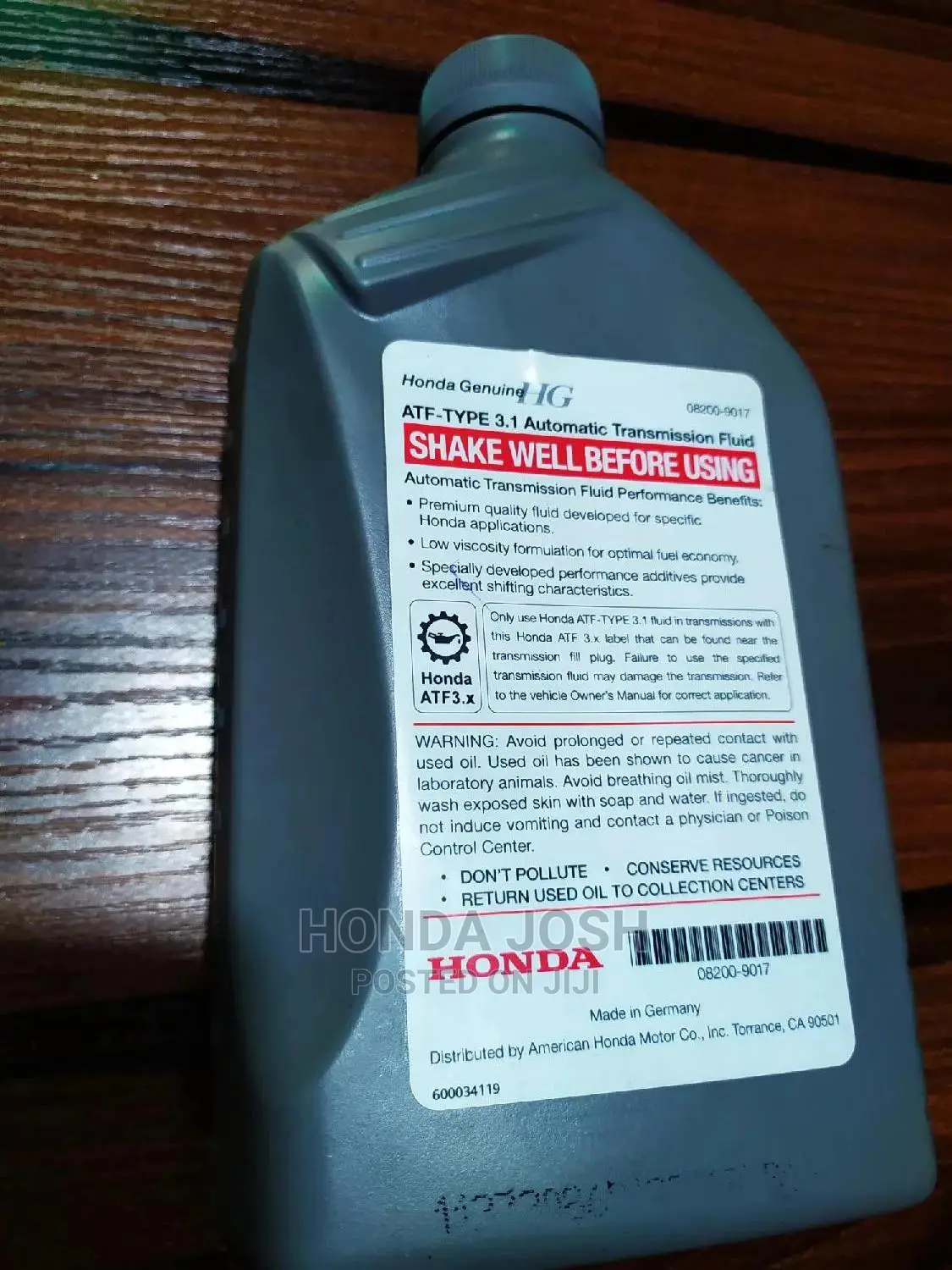 Honda Genuine Atf-type 3.1 2016-2020 Honda Pilot