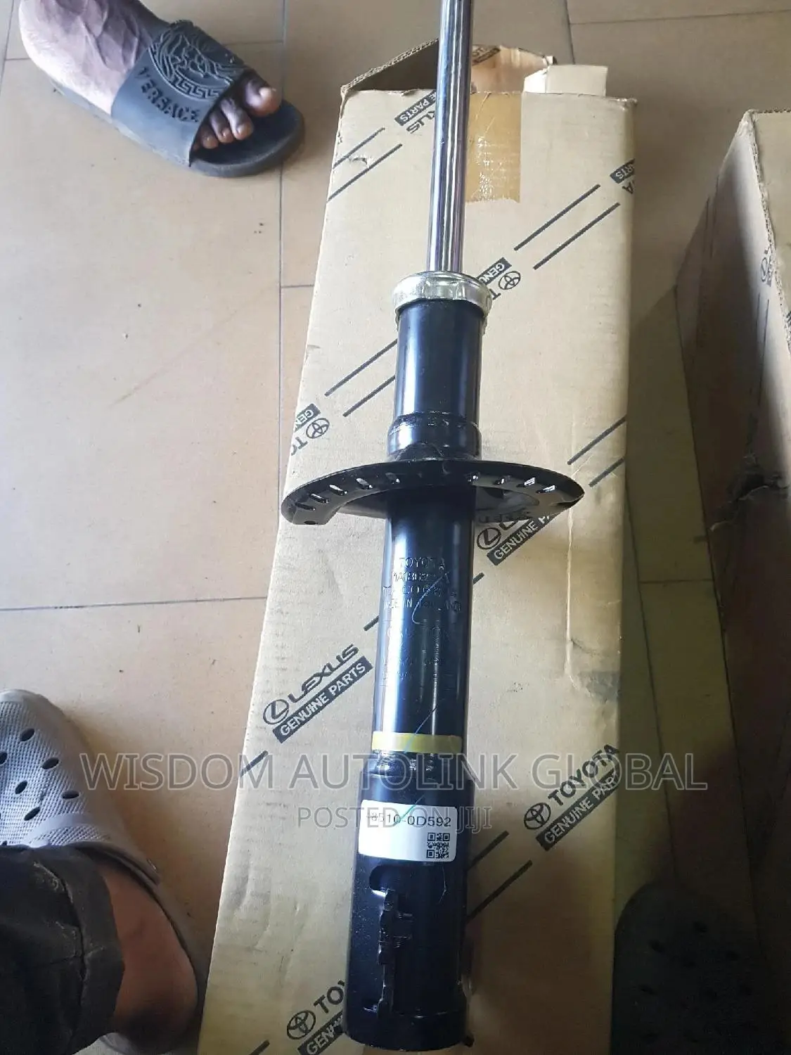 Front Shock Absorbers for Toyota Yaris 2010 to 2017 Briscoe