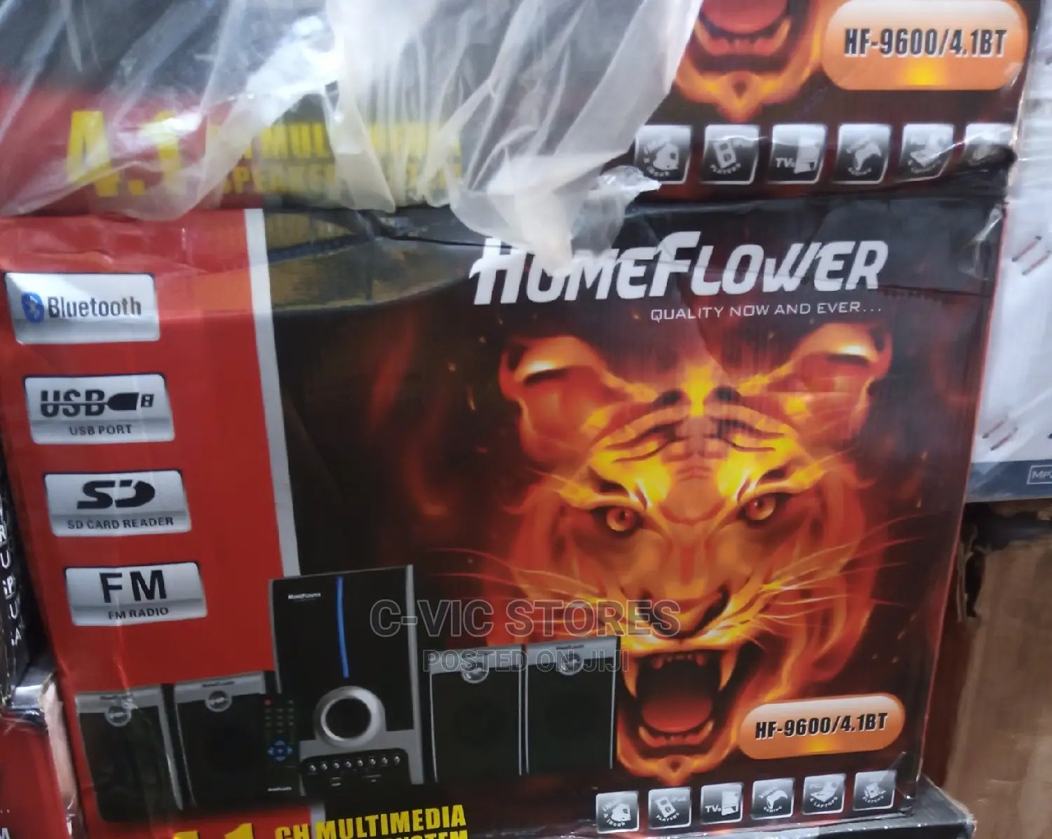 Homeflower HF-9600/4.1 Bluetooth Home Theater System 4.1CH