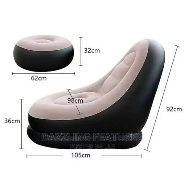 Inflatable Chair With Foot Rest
