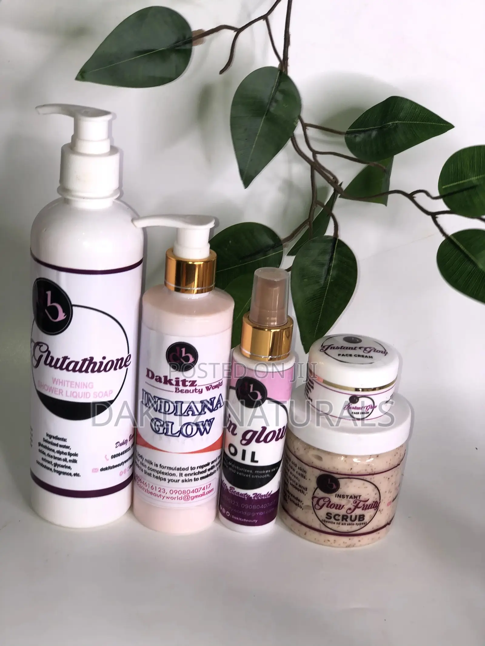 Indianah Glow Whitening Mini Set