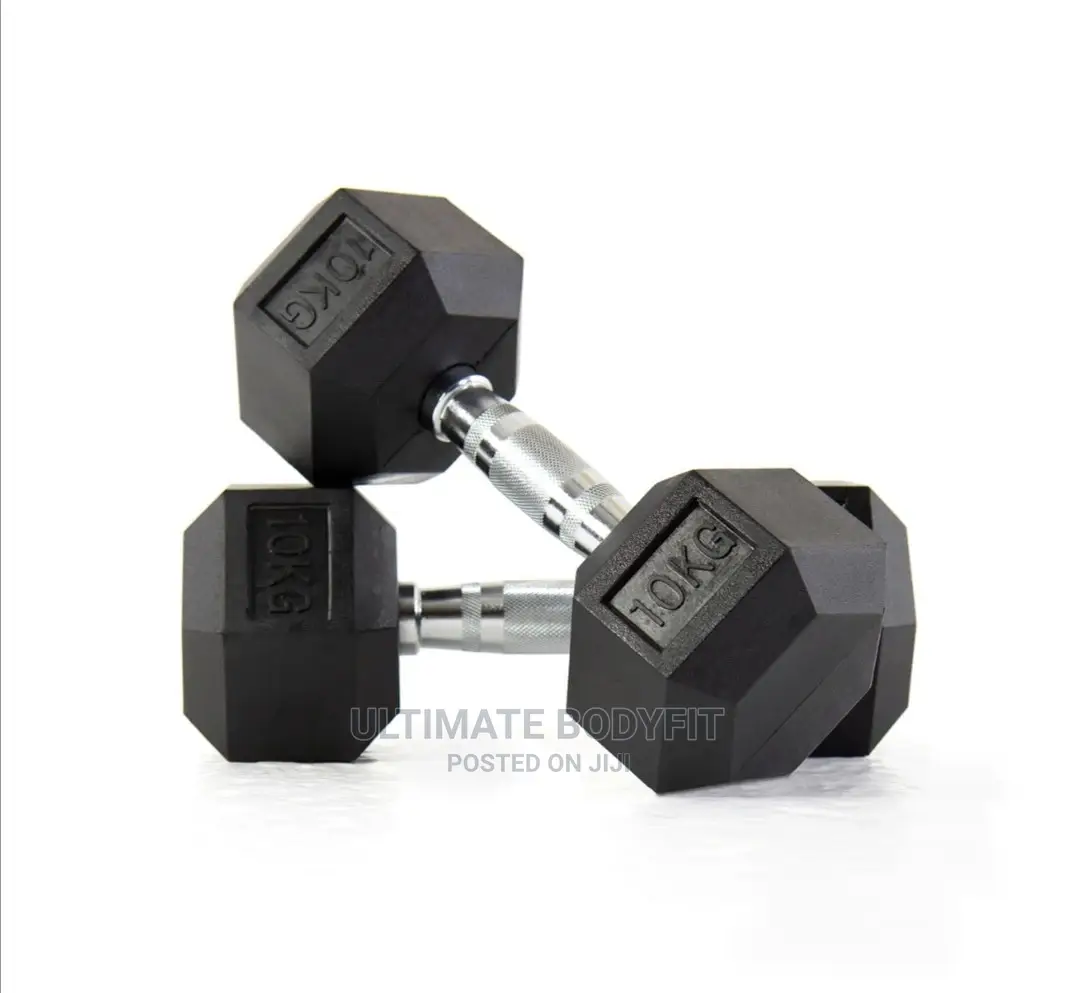 Brand New 10kg Hex Dumbbell
