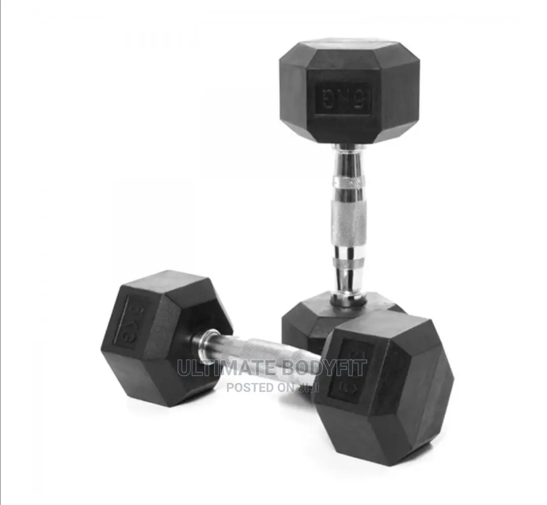 Brand New 5kg Hex Dumbbell
