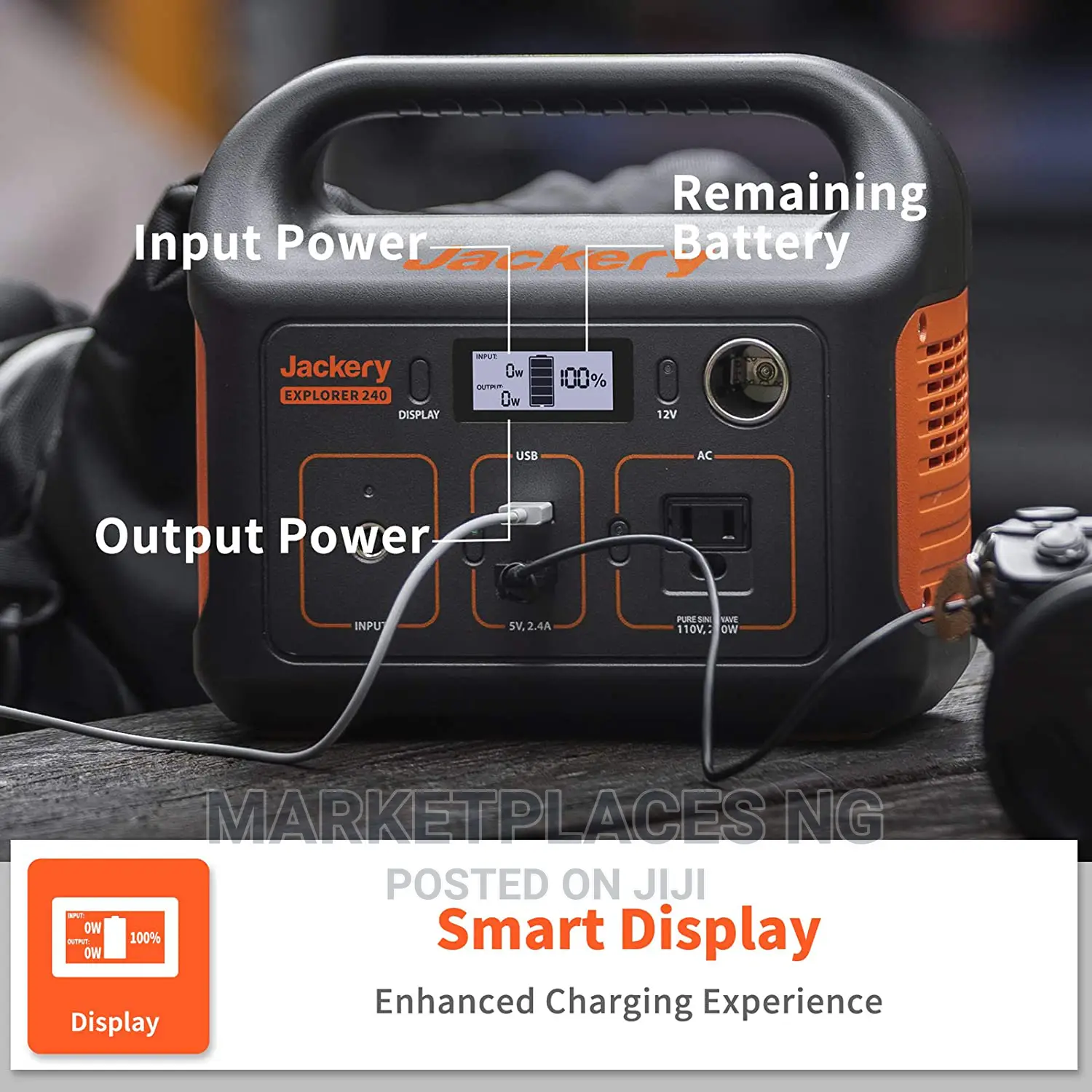 Jackery Power Station Explorer 240, With Lithium Battery