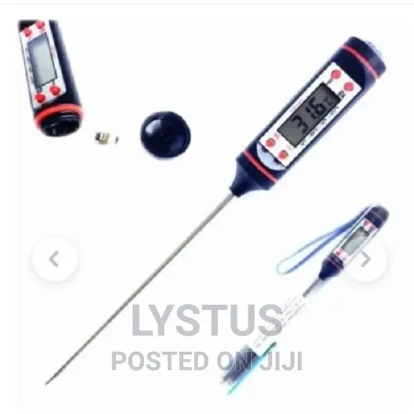 Digital Food Thermometer With LCD Display
