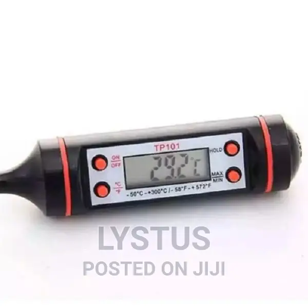 Digital Food Thermometer With LCD Display