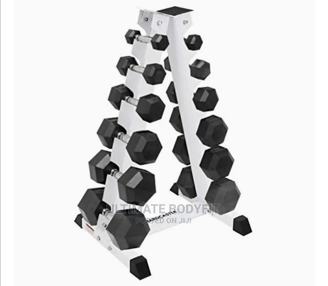 Brand New Hard Castle Vertical Dumbbell Rack