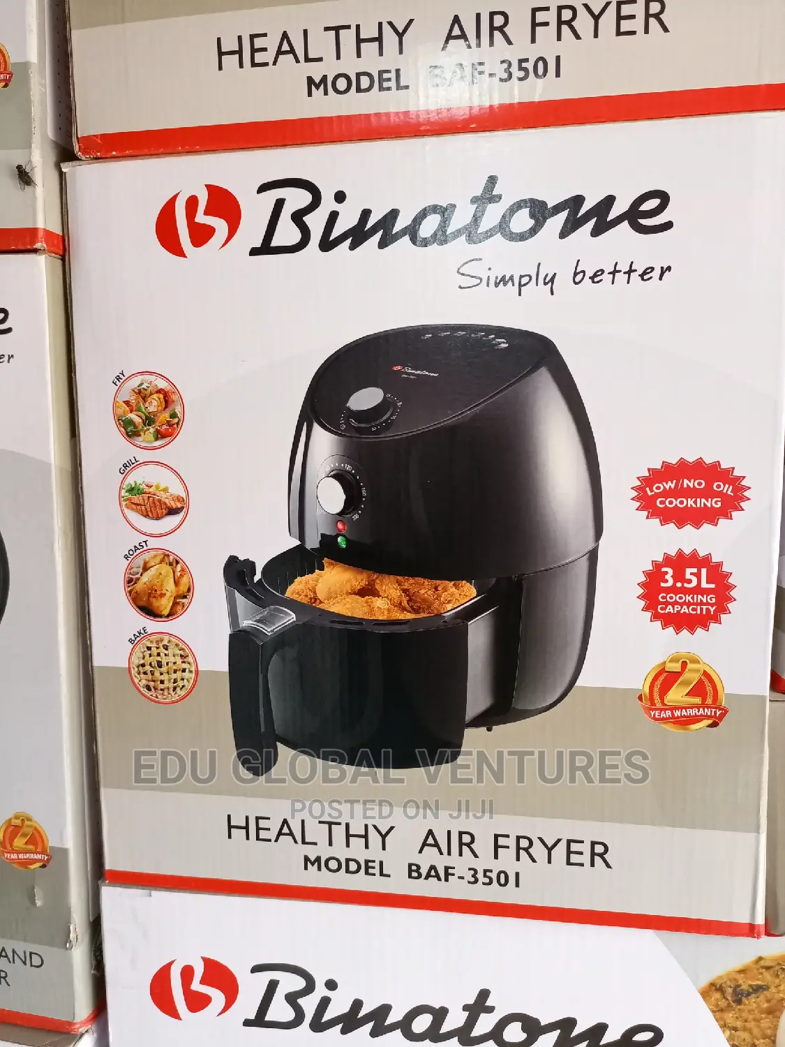 Binatone 3.5litres Healthy Airfryer and Dehydrator.