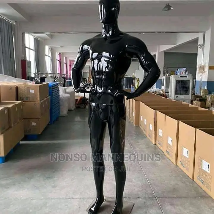 Male Black Display Mannequins
