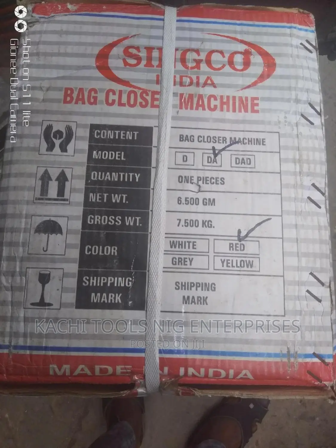 L Bags Closeing Machine ,