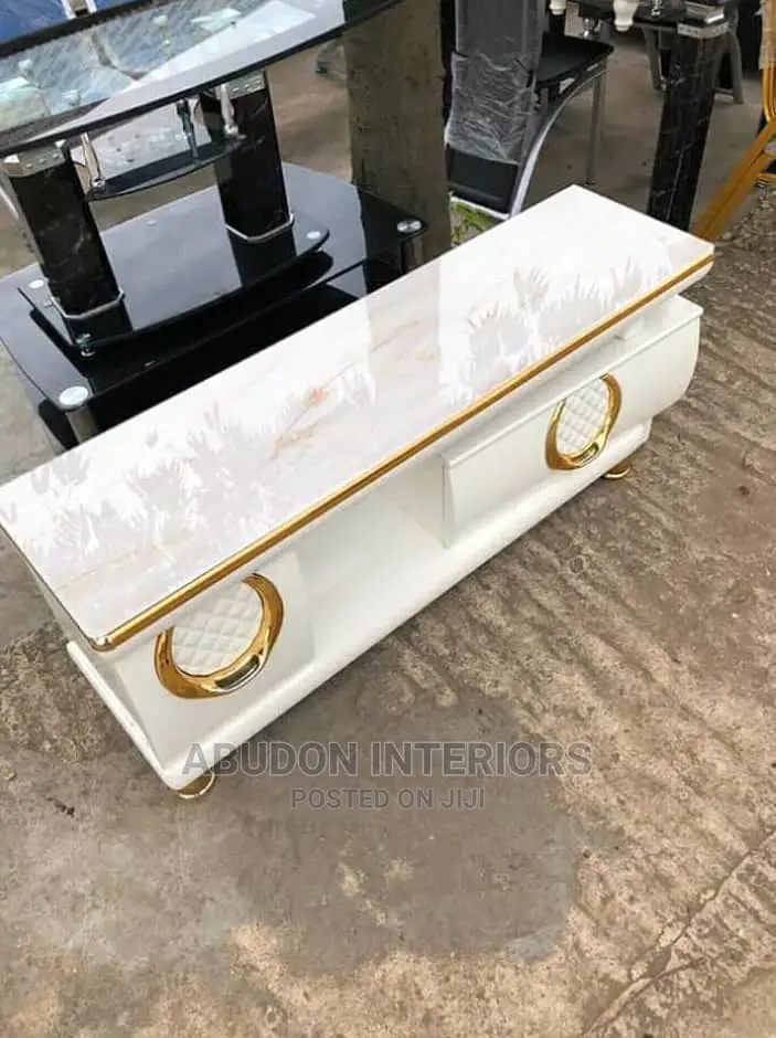 White Executive TV Stand