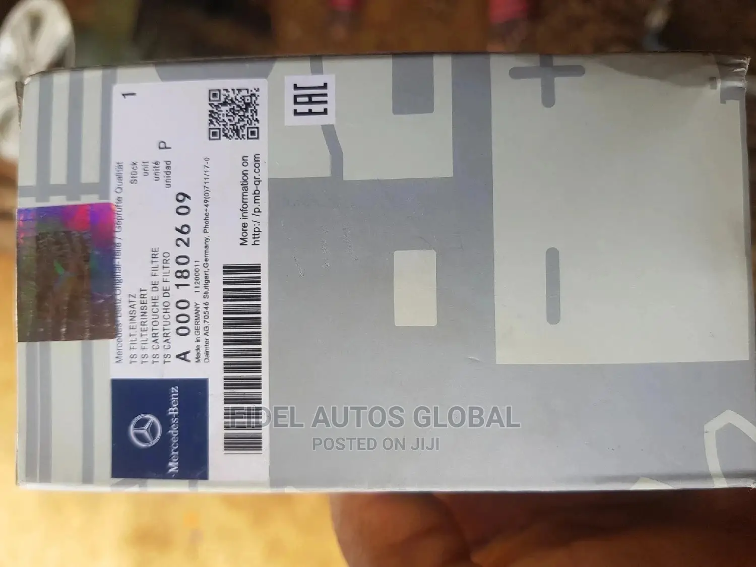 Mercedes Oil Filter 272 Engine