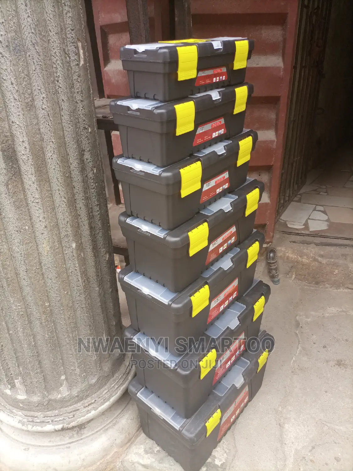 Set of Empty Tools Box
