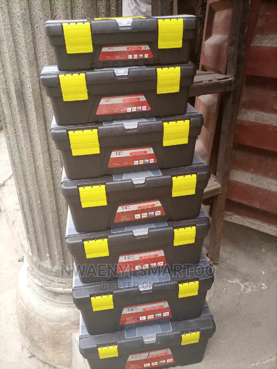 Set of Empty Tools Box
