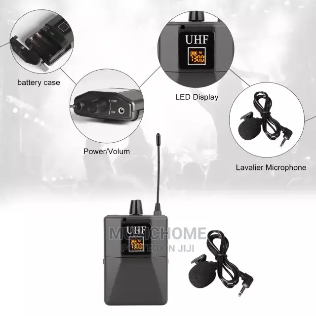 Single Rechargeable Lapel Camera Wireless Mic