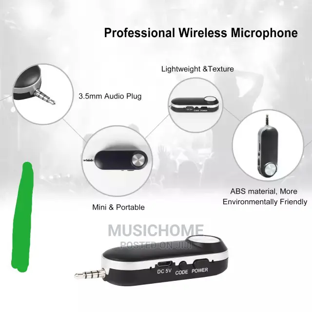 Saxophone Rechargeable Wireless Microphone System