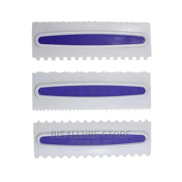 3 in 1 Buttercream Fondant Cake Smoother and Scraper
