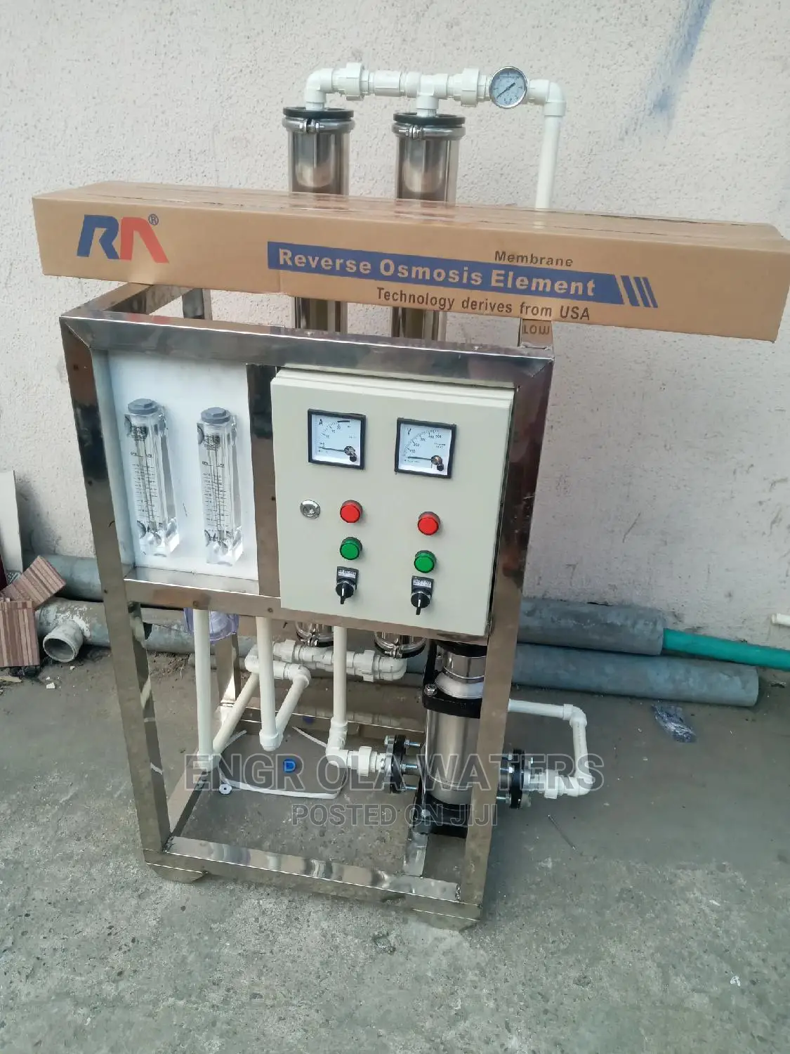 500 Litres Per Hour Tank Reverse Osmosis Machine R O Water T