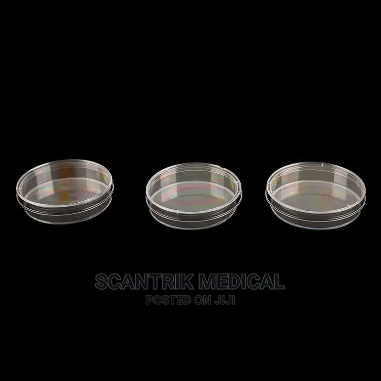 90*15mm 1 Room Lid Plastic Petri Dish (Pack)