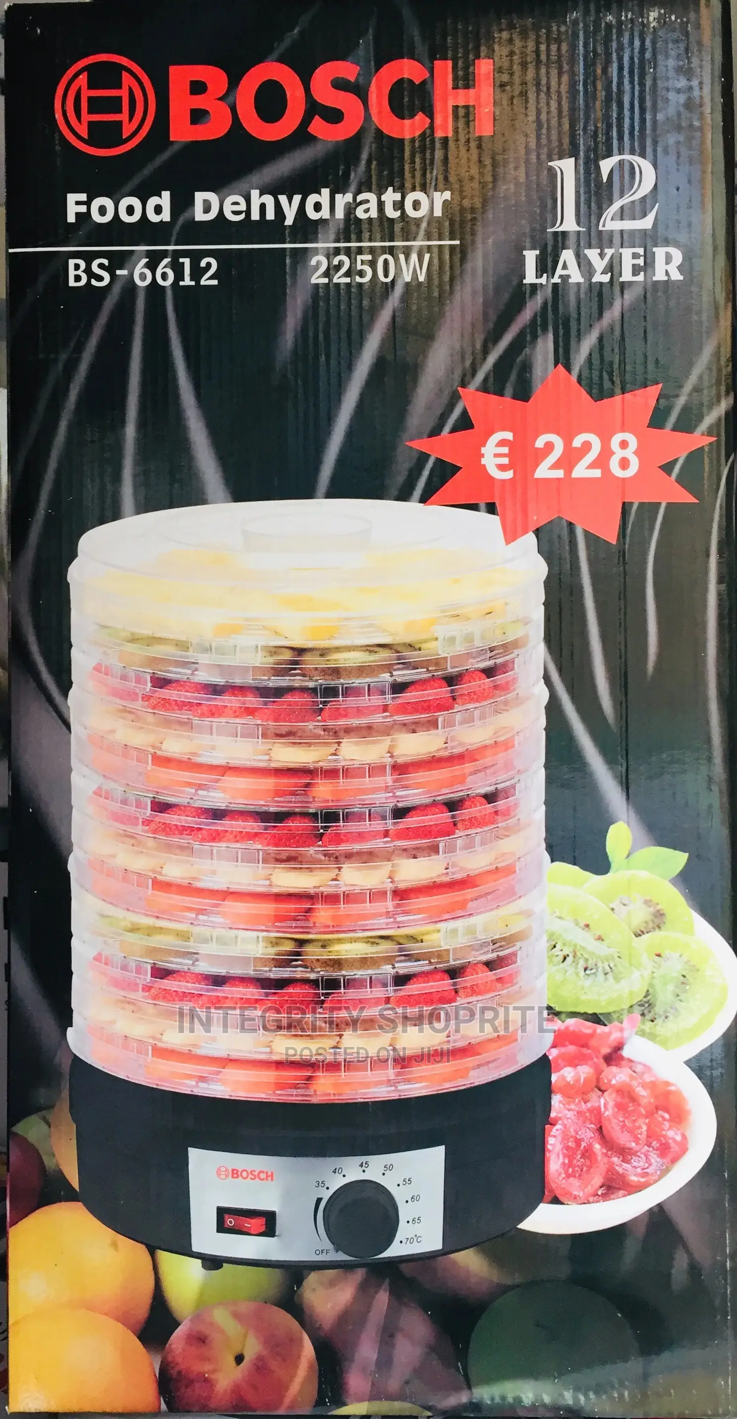 Bosch 12 Tray Food Dehydrator