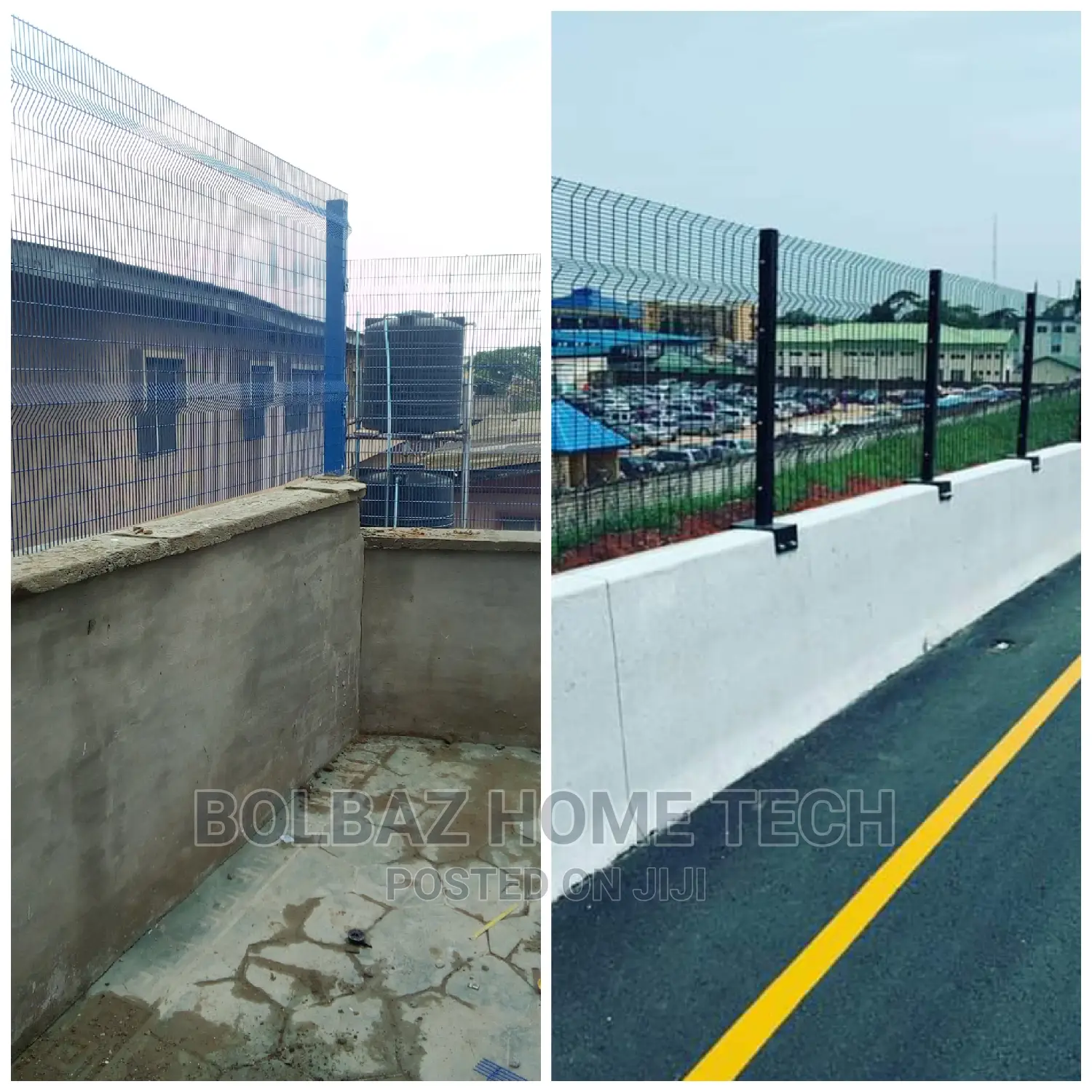 Anti-Finger and Finger Panel Mesh; See-Through Fence
